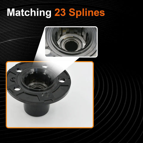 Manual Free Wheel Bearing Locking Hubs Replacement For 1983 To 1997 Ford Ranger Explorer Mazda Navajo B2300 B3000 B4000 OE AVM467HP Two Piece Direct Fit with 23 splines detail