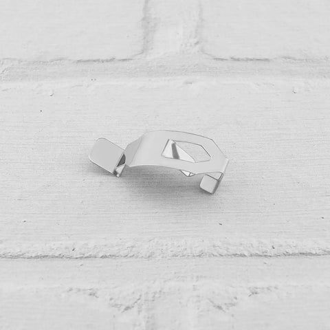 12 Pack Photo Frame Clips Picture Hanger Fastener Artwork Back Plate Fixing Hardware Metal Spring Turn Clip Silver Tone 35x13mm