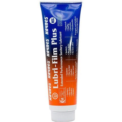 Haynes Lubri-Film Plus food-grade grease tube, 4 oz, pack of 4, front view