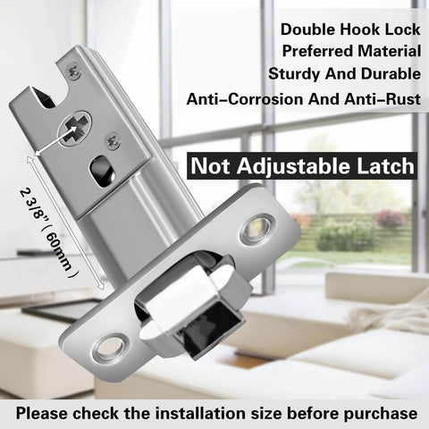 Round Pocket Door Lock And Edge Pull Privacy Latch With Color Coded Indicators Dope Matte Black Fits 2-3/8 Inch Backset