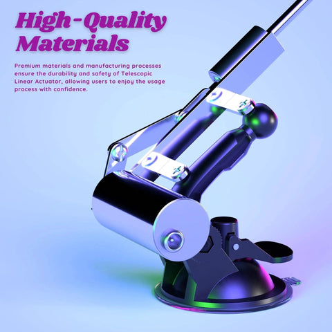 Compact 20N Mini Linear Actuator With 39mm Stroke For Vertical Or Horizontal Mounting, close-up view with adjustable parts