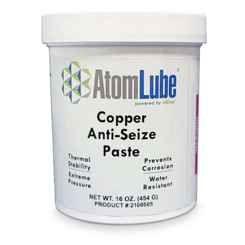 Copper Anti Seize Paste For High Temp Assembly Lube On Threaded Fasteners And Fittings Heavy Duty High Performance Anti Rust Lubricant In A One Pound Jar Six Pack