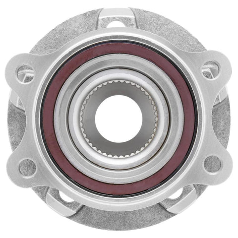Premium Pre Assembled Wheel Hub Bearing Assembly For Front And Rear Audi A4 A5 A6 Q5 Quattro AWD Ready To Roll Install High Performance Replacement Built To Last On Daily Drives And Weekend Runs front view