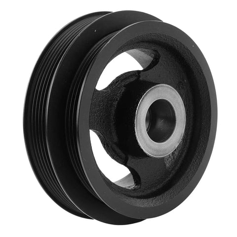 Engine Harmonic Balancer Crankshaft Pulley For DOHC V6 2.7L Fits Dodge Avenger 2008 2009 And Chrysler Sebring 2007 2010, black finish