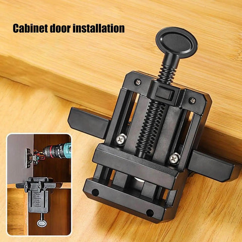 Must Have Cabinet Door Installation Jig Kit For Precise Alignment With Adjustable Punches Locators And Drill Templates