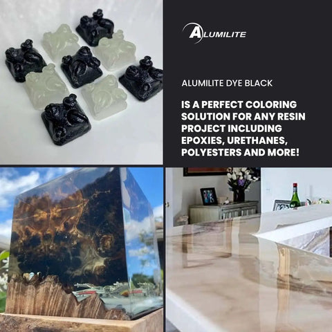 Black Resin Dye 1 Oz Highly Concentrated Color For Casting Resin Epoxy And Urethane Perfect For Clear Translucent Or Opaque DIY Art