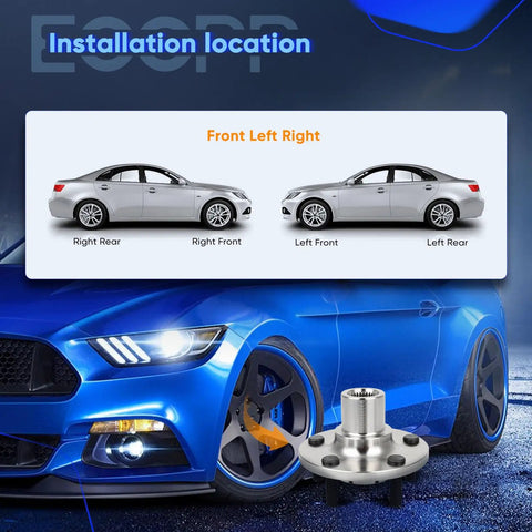 NT510110 Front Wheel Hub Bearing Assembly For Ford Focus 2012 2018 And Ford C-Max 2013 2018 Front Left Right Axle