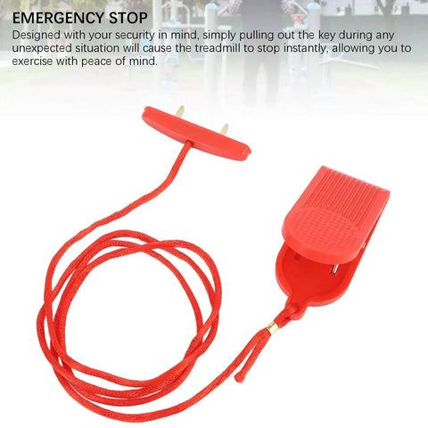 Must Have Magnetic Treadmill Safety Key With Double Insert Design Easy Fit Emergency Stop Key Compatible With JX ZXCH ISPO Treadmills