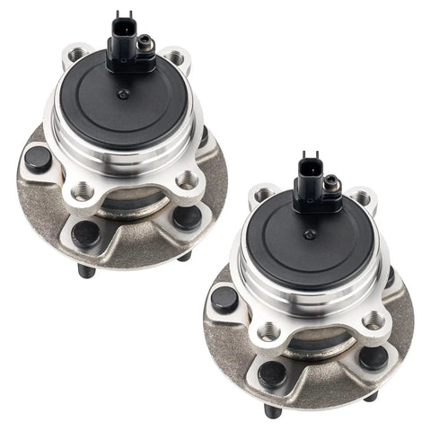 Rear Wheel Bearing And Hub Assembly 512466 Pair For Ford Focus 2012 2018 5 Lug ABS Compatible With 2.0T Engine Premium Replacement Kit