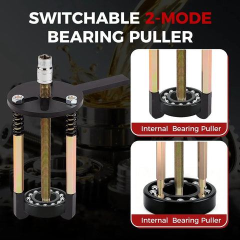 36 In 1 Bearing Puller Kit With Switchable Two Mode Blind Hole Puller And Separator Set showing internal puller mechanism.