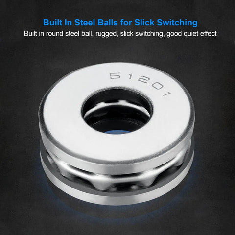 Built Tough Heavy Duty 360 Degree Stainless Steel Hidden Door Pivot Hinge for Bookshelves and Cabinets close-up view