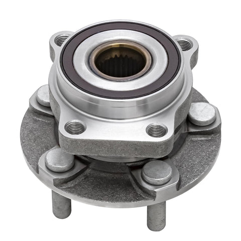 Close-up view of a Two Front Wheel Bearing Hubs Kit For Subaru Forester Crosstrek Impreza XV Crosstrek Replacement Plug And Play