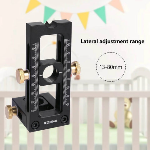 2 In 1 Drill Guide And Dowel Jig For Woodworking Aluminum 6061 Pocket Hole Jig for precise vertical and horizontal drilling
