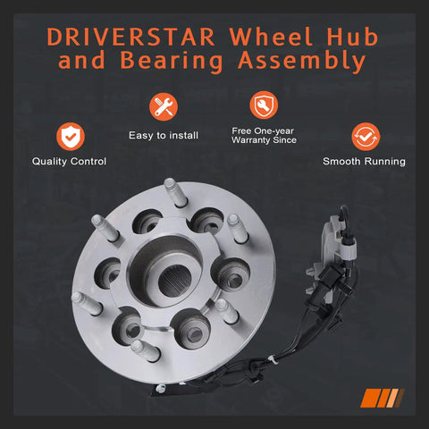 Front Wheel Hub And Bearing Assembly Driver Side 4x4 5 Lug With ABS Replacement Part For Chevy Colorado GMC Canyon Isuzu I 370 2004 2008