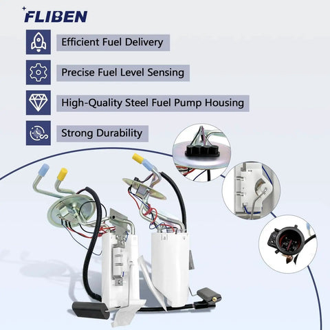 Front And Rear Fuel Pump Assembly Replacement For Ford F-150 F-250 F-350 1992 1997 SP2005H SP2007H high-performance unit
