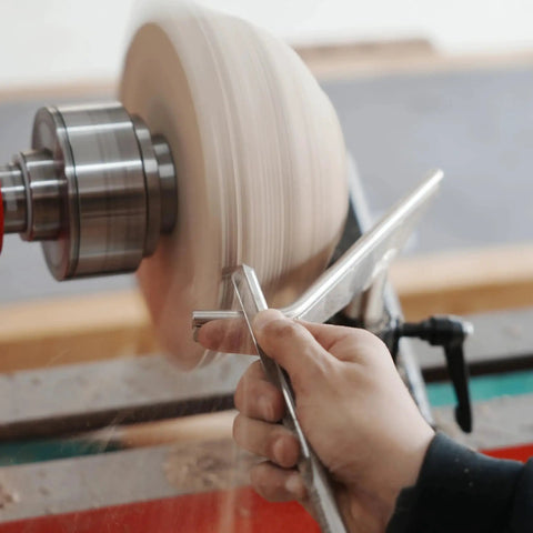 Four Piece Toolrest Set For Wood Lathe Bowl Turning With A One Inch Stem Glide For Deep Interior Access, ergonomic hand use