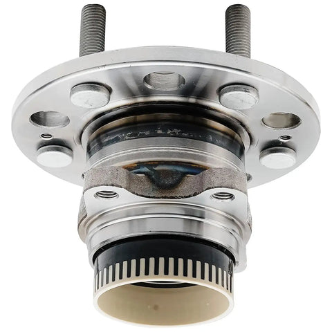 Two Piece Rear Wheel Bearing Hub Assembly Fits Hyundai Sonata 2010 Through 2014 Tucson 2010 Through 2015 Five Lug With ABS