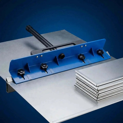 Go-To Heavy Duty Sheet Metal Bender Hand Tool For Roofing And HVAC, 15.25 Inch Metal Bending Tool With Built In Ruler, Pro Grade Hemming Solution