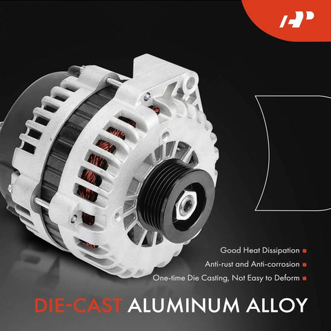 High Output 253 Amp Alternator For Chevy Silverado 1500 1999-2005 And Silverado 2500 3500 Tahoe GMC Sierra Yukon Cadillac Isuzu