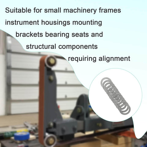 M13 By 19mm 304 Stainless Flat Washer Shim Set 48 Pieces for precise spacing in machinery mounts and component alignment