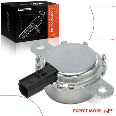 Subaru VVT Solenoid Replacement For Intake Or Exhaust Fits Forester Crosstrek Outback Impreza Legacy WRX And More Engine Variable Valve Timing Solenoid Direct Fit Easy Install OEM-Quality Replacement Part, 2-pin solenoid front view