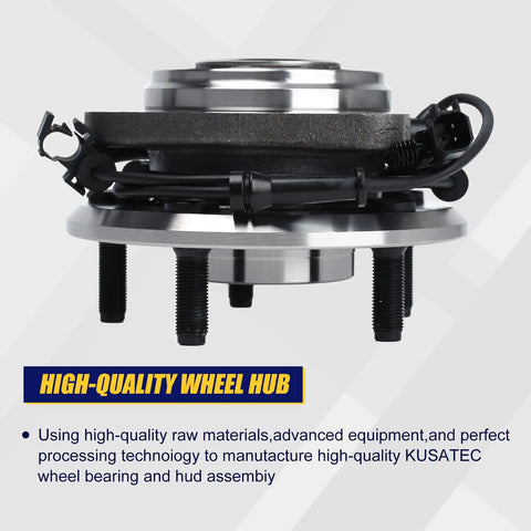 2 Pack Front Wheel Bearing And Hub Assembly 513272 For 2007 2008 2009 2010 Jeep Wrangler Front With 5 Lug Bolts And ABS Compatible