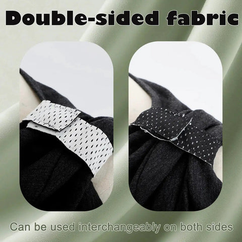 Double-sided fabric of Softball Sleeve Holders With Hook Loop Fasteners Reversible Black And White Sleeve Ties for Sports Shirts
