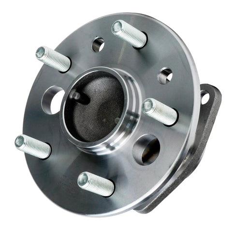 Rear Wheel Bearing Hubs Replacement for 2002 2003 2004 Toyota Camry Non-ABS, 5 Bolt, Square Flange, Close-Up View