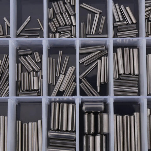 280 Piece Roll Pin Set M1.5 To M8 Slotted Spring Pins Steel Split Expansion Pins Hardware Kit With Durable 304 Stainless Quality