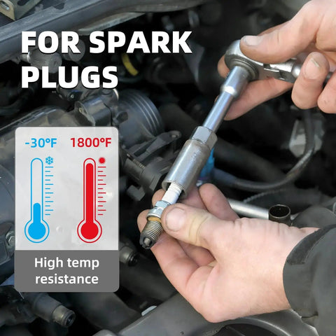 Applying Copper Anti Seize Thread Lubricant 30g For Real High Temp Brake Systems Spark Plugs Battery Terminals And Metal Parts