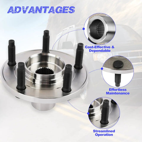 Front Wheel Hub Bearing Assembly That Fits Ford Escape Mazda Tribute Mercury Mariner Durable OEM Grade Hub Bearing Kit displayed with features