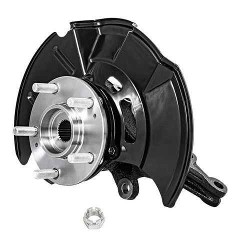 Front Left Steering Knuckle With Wheel Bearing Hub Assembly For 2007 2012 Hyundai Elantra Driver Side Replacement ABS Models Only