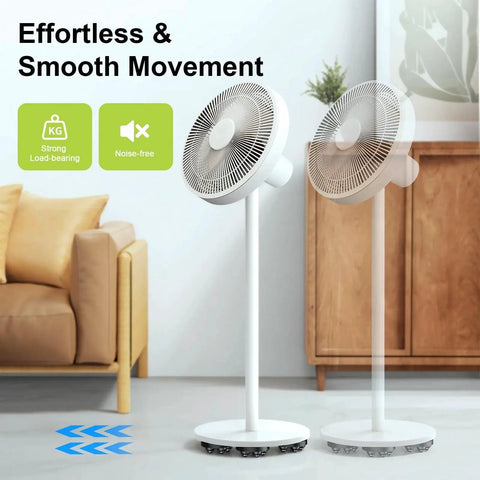 Self Adhesive 360 Degree Swivel Caster Wheels For Appliances And Small Furniture, Ultra Smooth Slider for floor fan.