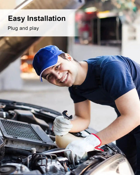 Mechanic installing Chevrolet Cadillac GMC Negative Battery Cable For 2007 Through 2014 Escalade Suburban Tahoe Avalanche Silverado Sierra