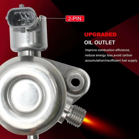 Close-up of High Pressure Fuel Pump Replacement For Ford Explorer 2012 To 2015 L4 2.0L And Compatible With Escape 2013 To 2016 Edge