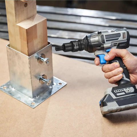 Using Two Piece M6 Triple Square Bit Socket Set 100mm Length 3.94 Inches One Half Inch Drive Extension For Impact Power Nut Driver Bits
