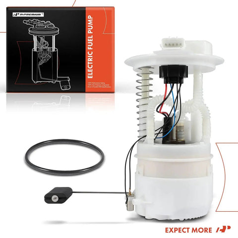 Electric Fuel Pump Module Assembly With Sending Unit Drop In For Chevrolet City Express 2015 2018 And Nissan NV200 2013 2019 L4 2.0L Gas Engine Replace 170403LM0A product image with packaging.