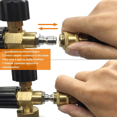 Four Pairs NPT Quarter Inch Pressure Washer Quick Connect Couplers Male And Female Quick Connectors Fittings Stainless Steel Adapters