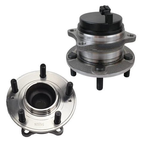 Rear Wheel Hub Assembly For Hyundai Santa Fe 2007 To 2020 Veracruz 2007 To 2012 And Kia Sorento 2011 To 2015 5 Lug FWD ABS Compatible Rear Axle Hub Bearing Direct Fit Replacement