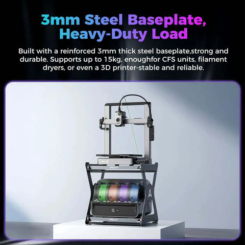 Space Saving Dual Layer 3D Printing Workstand With Pull Out Shelves, 15kg Per Layer, Metal Damping Slides, 3D printer setup