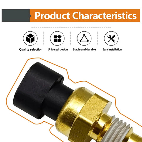 Engine Coolant Temperature Sensor For Chevy Avalanche Impala Trailblazer Suburban 1500 2500 HD Express Silverado GMC Envoy