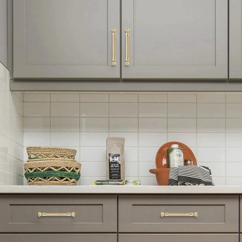 Gold Cabinet Pulls 4 Pack Crystal Dresser Drawer Handles Zinc Alloy 3.78 Inch Center To Center Modern Kitchen And Bathroom Hardware Installed