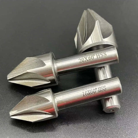 60 Degree Carbide Chamfer End Mill The Workhorse For Clean Chamfers And Deburring, metal fluted V bit for CNC precision machining