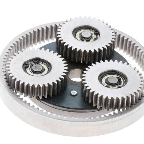 36T Planetary Gear With Clutch Kit For Electric Motors, 12mm Thick, 47.5mm Diameter Steel Gear Set for E Bikes, top view