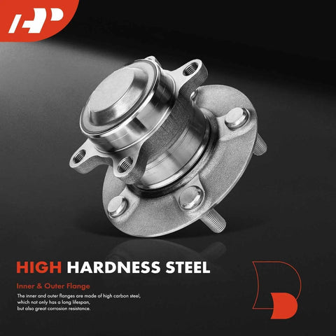 2 Rear Wheel Bearing And Hub Assembly 5 Lug For Honda Civic 2016-2021 And Insight 2019-2022 Ready To Roll, Heavy Duty Hub