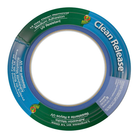Clean Release Blue Painter's Tape 0.94 Inch Wide 60 Yards For Sharp Lines circular roll front view