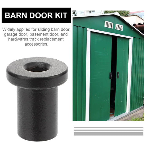 5 Pack Black Barn Door Track Spacers For Sliding Barn Doors Heavy Duty Wall Connectors To Secure Rails To Walls Rust Resistant Durable Hardware For Garage Basement And Indoor Doors