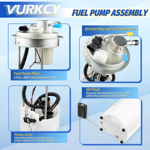 Gas Pump Module Assembly for 2004 to 2007 Chevy Silverado 1500 2500 HD and GMC Sierra 1500 2500 HD With Sending Unit details