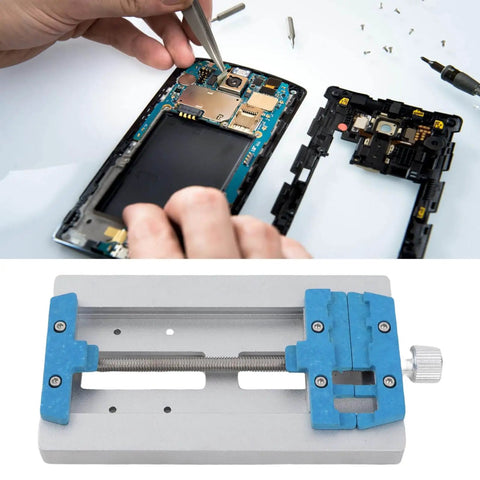 Universal Bearing Fixing Tool For Circuit Board Repair Fixture For PCB, Phone And Watch Repairs, top view of device