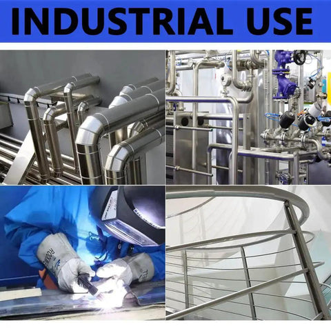 Industrial use of Beefy Quarter Inch 304 Stainless Steel Tube With Thickened Wall And Weldable Tubing, polished surface, ideal for projects.